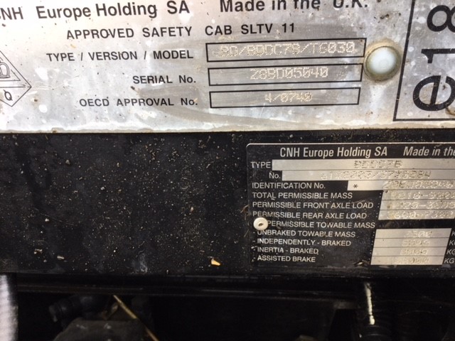31173136 - New Holland T6030 Delta Tractor