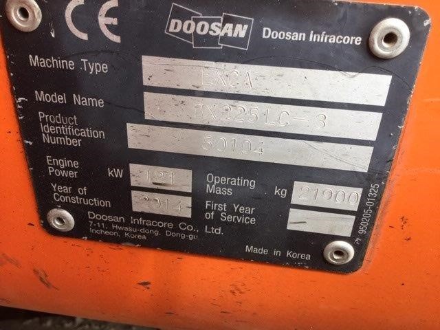 81172111 - Doosan DX225LC-3 Excavator