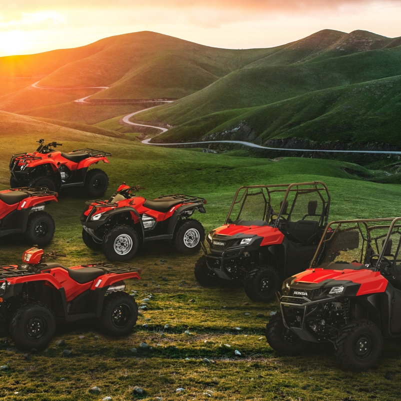 Honda ATV and Pioneer range