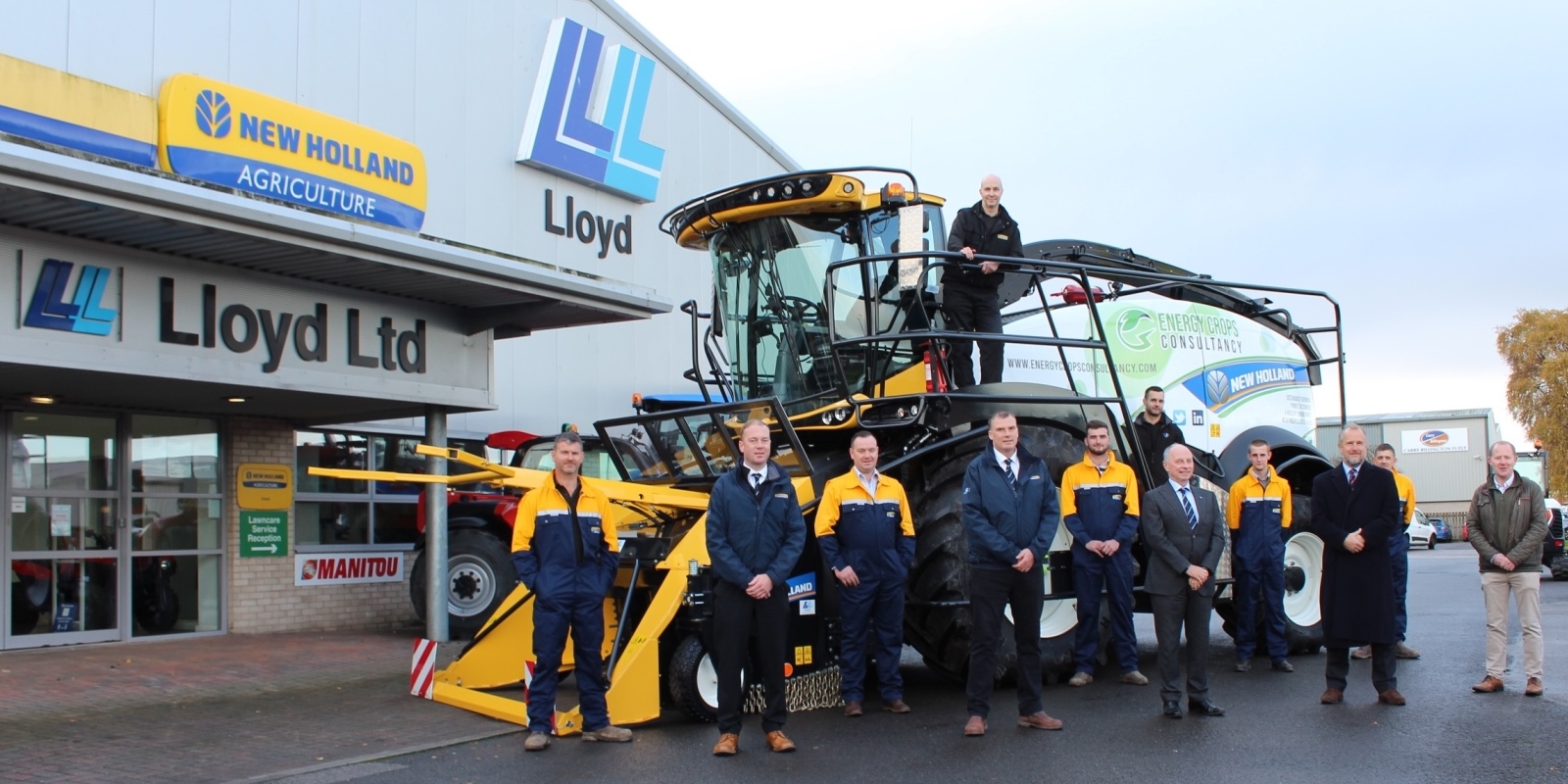 New Holland Forage Harvester used for ECC's exciting renewable energy