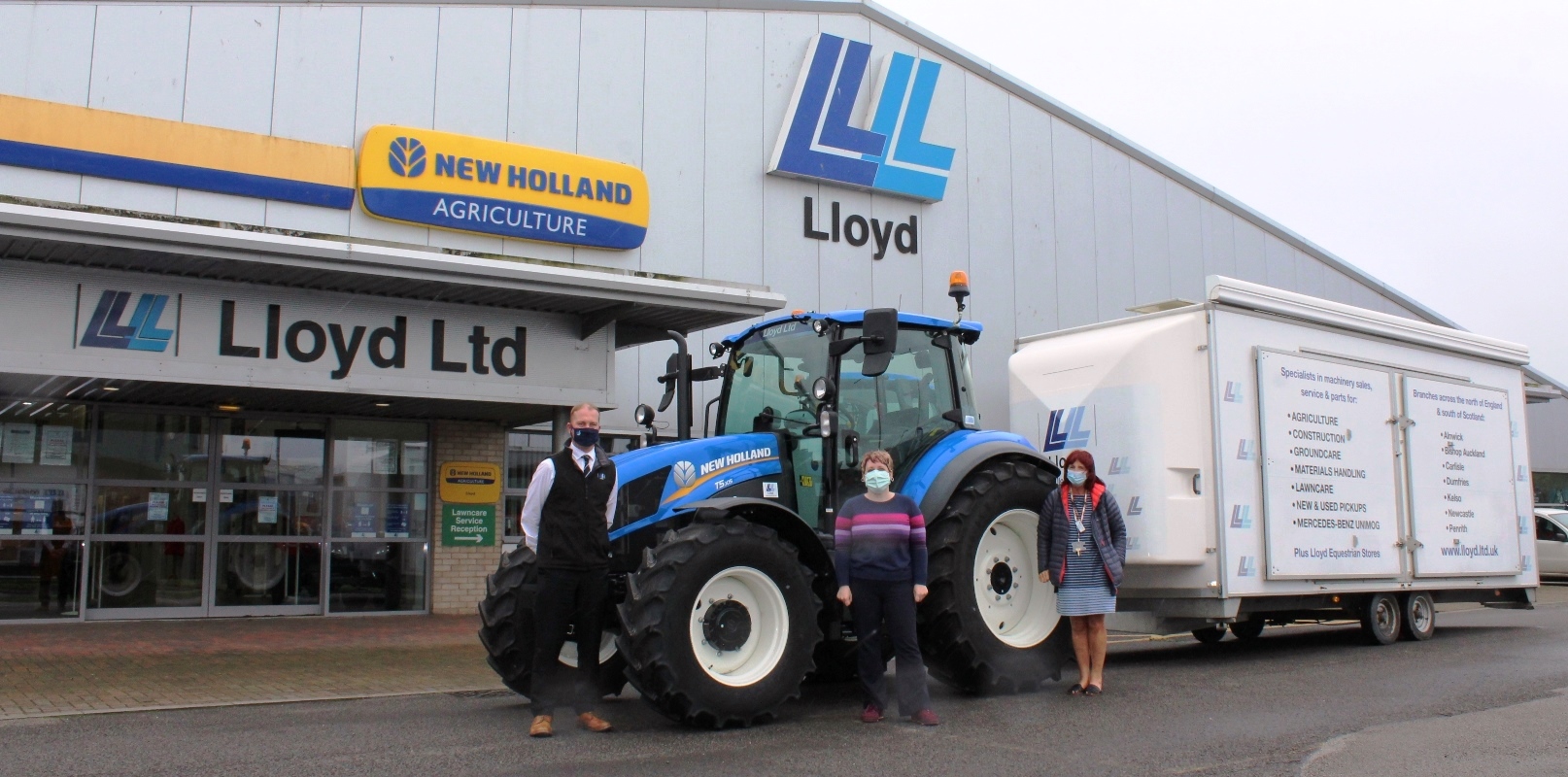 Lloyd Ltd supports local GP surgery with mobile flu jab unit and