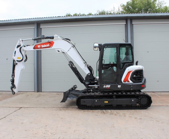 Bobcat E88 excavator in stock at Lloyd Ltd