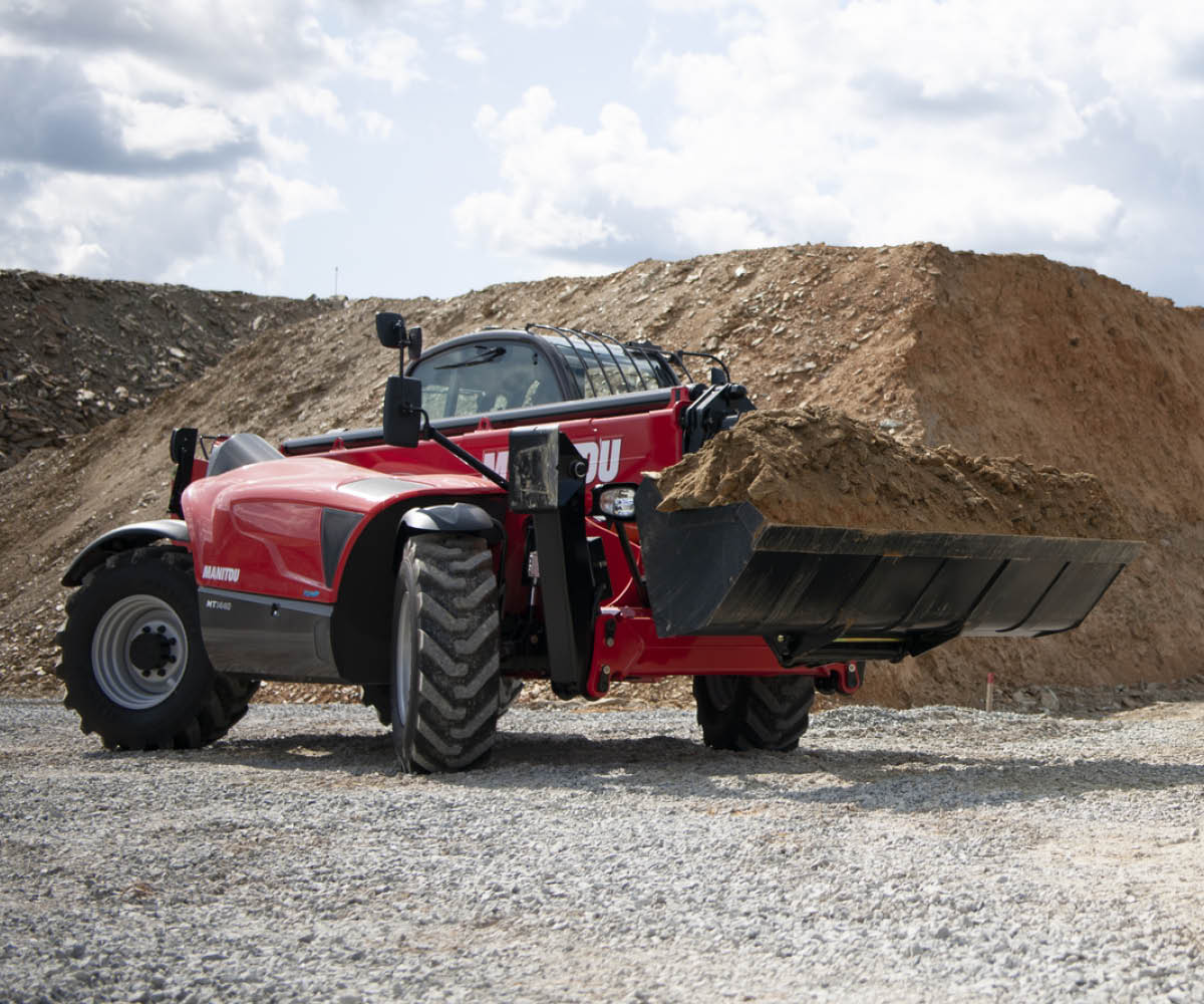 Manitou construction telehandlers from Lloyd Ltd