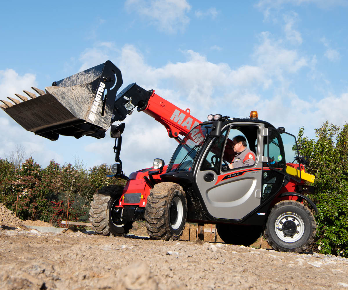 Manitou construction telehandlers from Lloyd Ltd