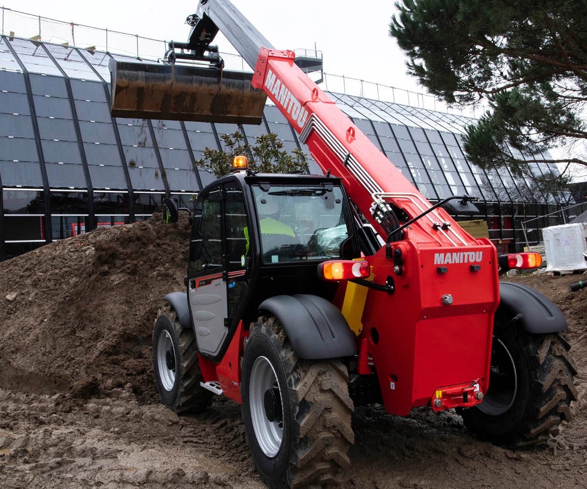 Manitou construction telehandlers from Lloyd Ltd