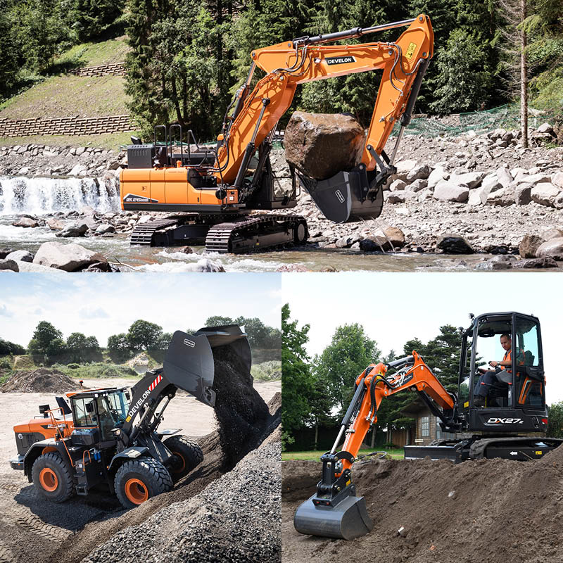 0% finance on Develon construction machinery from Lloyd Ltd