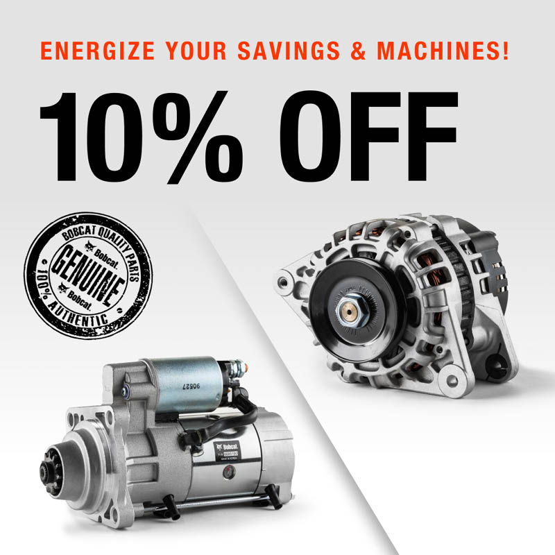 10% off selected Bobcat parts from Lloyd Ltd