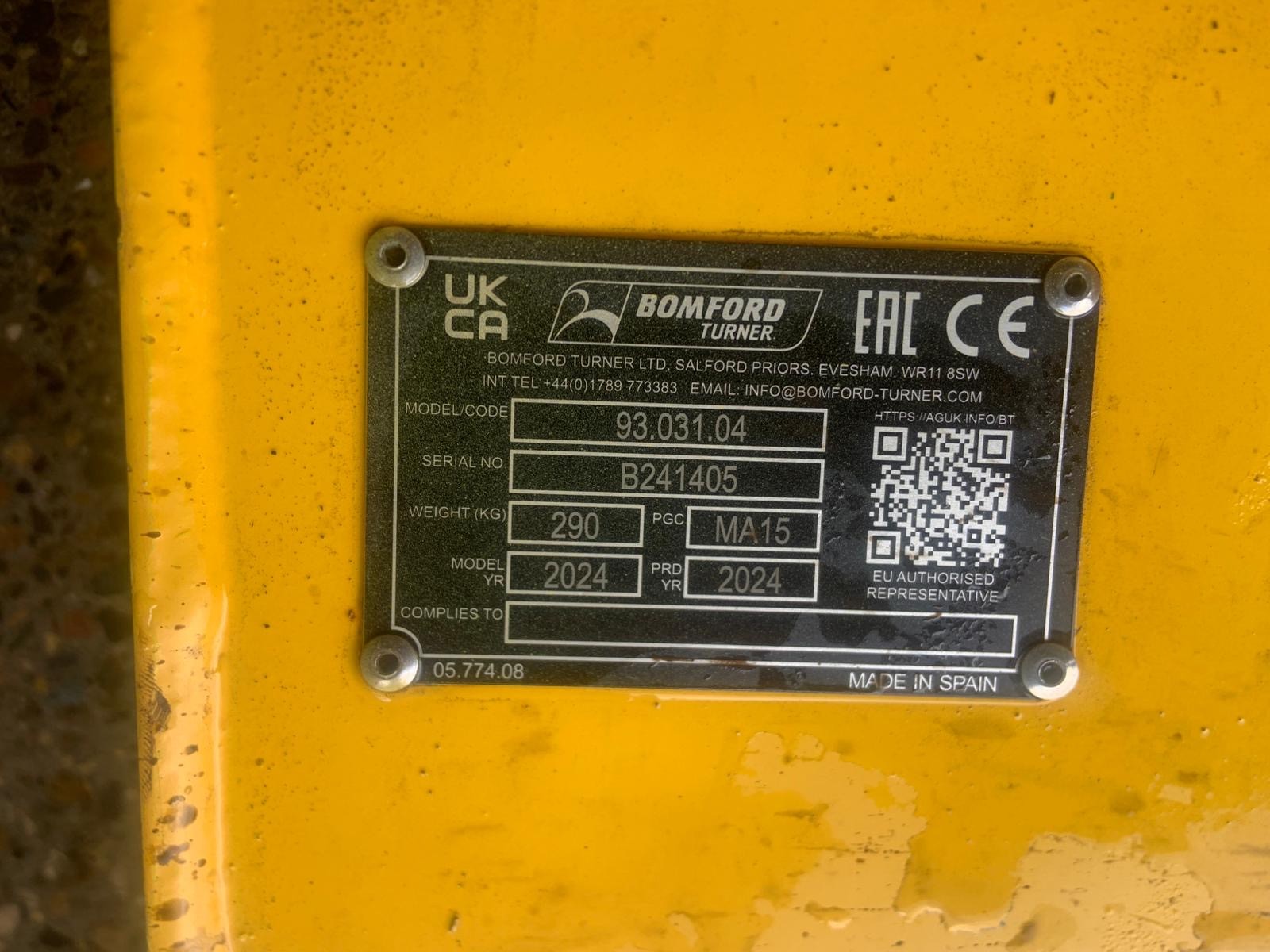 2025 Bomford Turner Elite 150